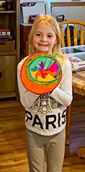 Aspiring young artist